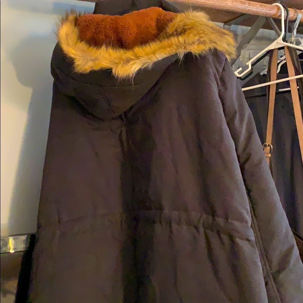 Hanna Nikole womens plus size parka coat
